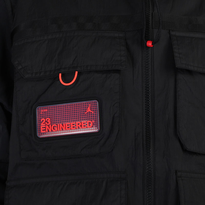 мужская черная куртка Jordan 23 Engineered Full-Zip Jacket CK8935-010 - цена, описание, фото 4